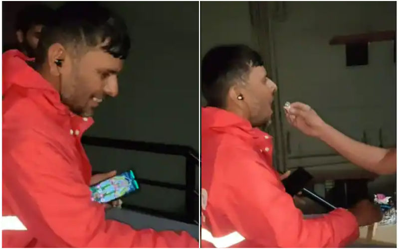 VIRAL! Zomato Delivery Guy Has The Most Adorable Reaction As He Gets Invited By Customers To Join Them For New Year Celebrations-WATCH
