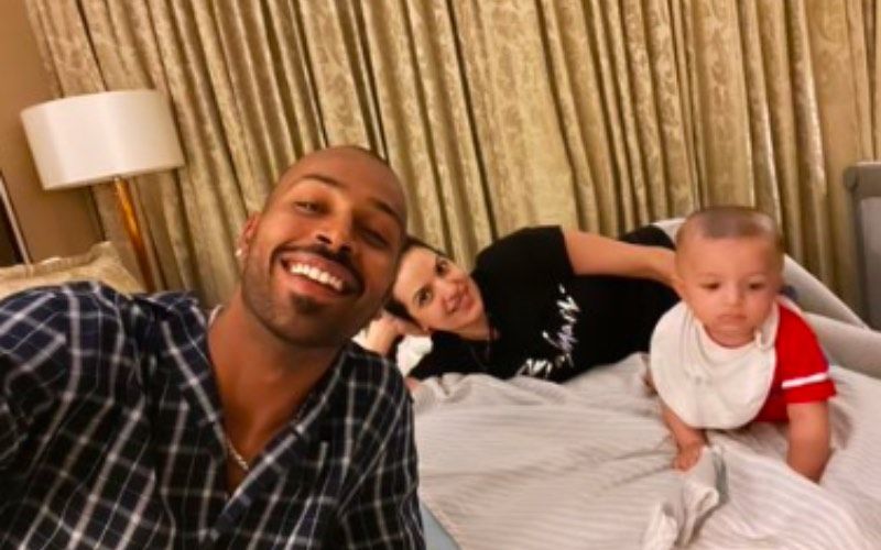 Hardik Pandya Posts A Groupfie Featuring Natasa Stankovic And Son Agastya; The Beautiful Family Photo Is Too Cute For Words