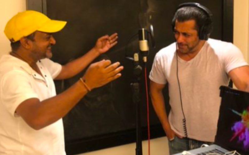 Radhe Your Most Wanted Bhai: Ahead Of Title Track Release, Sajid Khan Shares BTS Pictures With Salman Khan From The Recording Studio