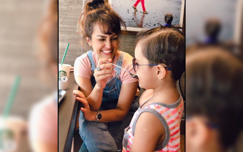 Nisha Rawal Heads Out For A Coffee Date With Son Amidst Feud With Husband Karan Mehra — See Pic