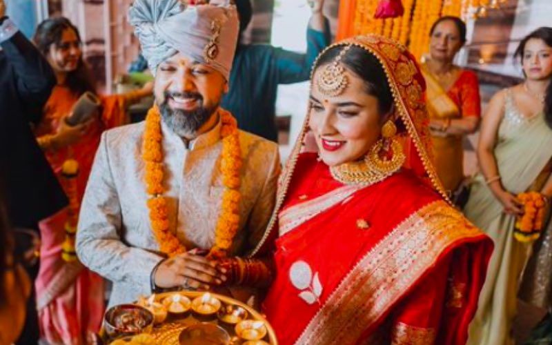 Go Goa Gone Actor Anand Tiwari Ties Knot With Actress Angira Dhar; Newlyweds Drop First Wedding Picture