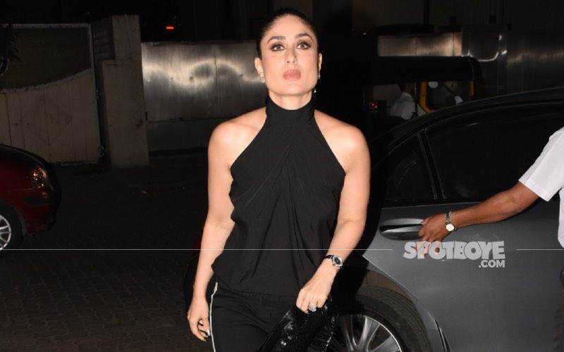 Kareena Kapoor Khan Rocks A Casual Black Dress With Panache As She Steps Out For Lunch At Manish Malhotra’s Residence — VIDEO