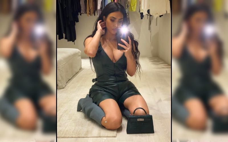 Kim Kardashian Shares An Extremely Hot Picture Wearing Her Brand’s Shapewear; Must Say, She Is Quite Bendy