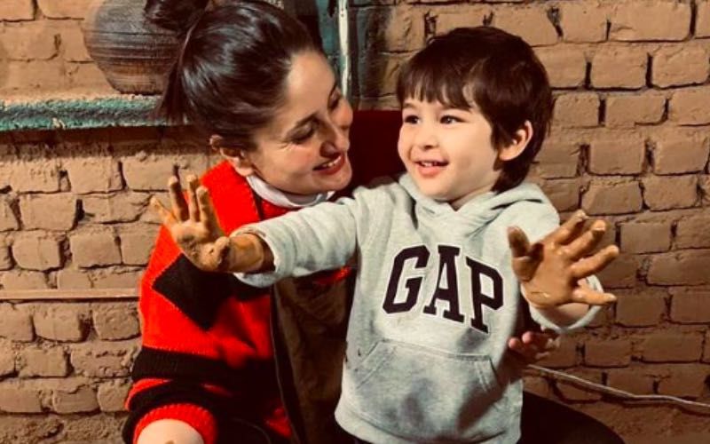 Paparazzi Favourite Taimur Ali Khan Snapped With Mother Kareena Kapoor Khan; Little Munchkin Cutely Admonishes Paps, Says, 'Not Allowed'