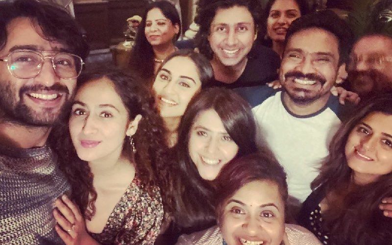 Newly Married Couple Shaheer Sheikh And Ruchikaa Kapoor Attend A Happening Party At Ekta Kapoor’s Residence –INSIDE Pics