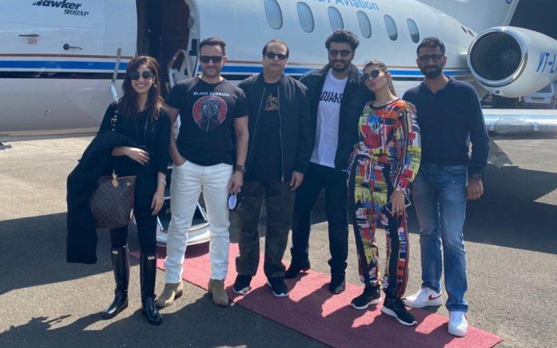 Bhoot Police: Saif Ali Khan, Arjun Kapoor, Jacqueline Fernandez And Yami Gautam Leave For Dalhousie To Shoot For The Film