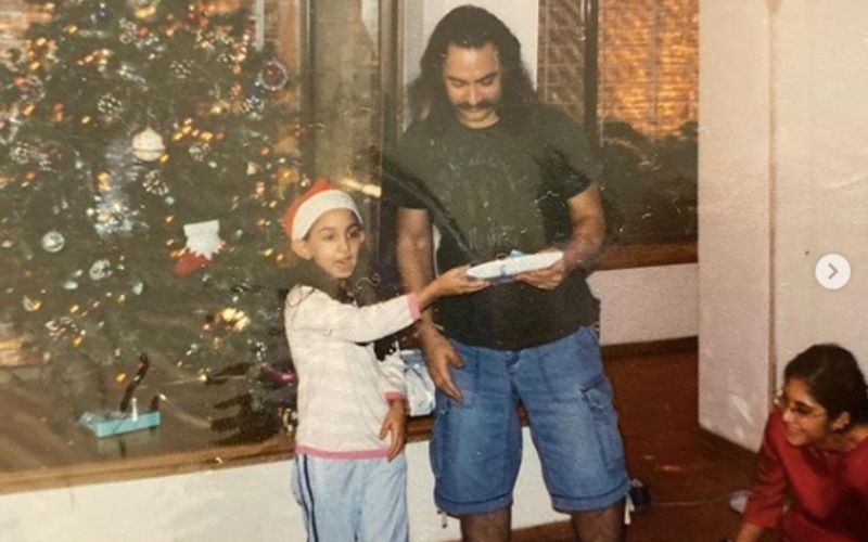 Aamir Khan's Daughter Ira Khan Is Unimpressed With Her Fashion Sense In Christmas TB Pic; Jokes About Her ‘Elf Ears’