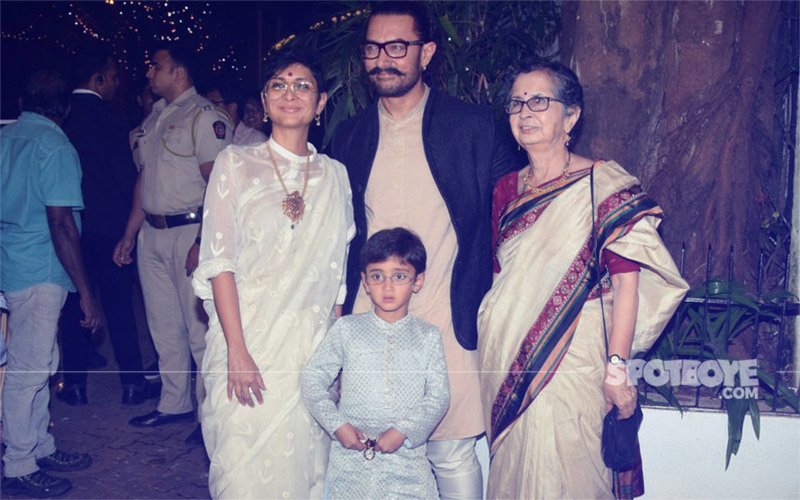 Check Out The Pictures From Aamir Khan's Massive Diwali Bash