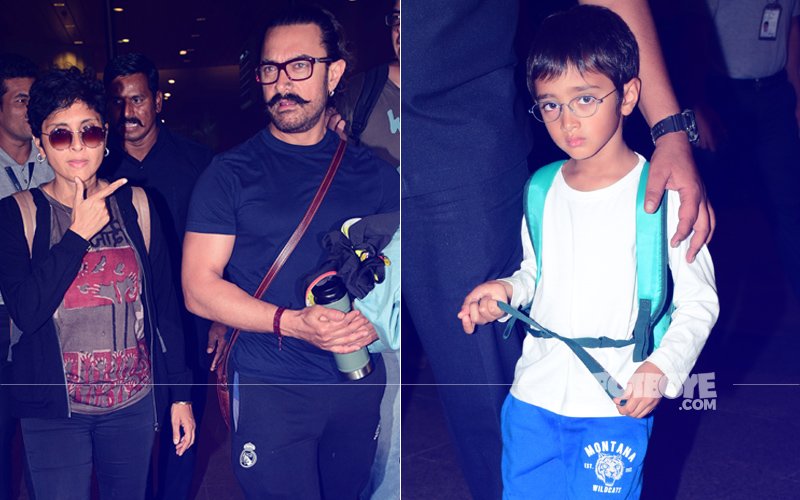 Aamir Khan & Family Return From Their Year-End Holiday In Goa