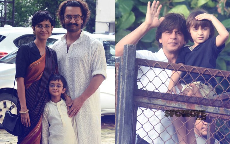 Aamir Khan & Shah Rukh Khan Celebrate Eid With Family