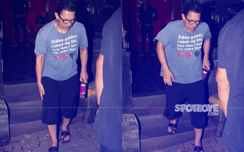 Aamir Khan Spotted Limping After A Spa Session