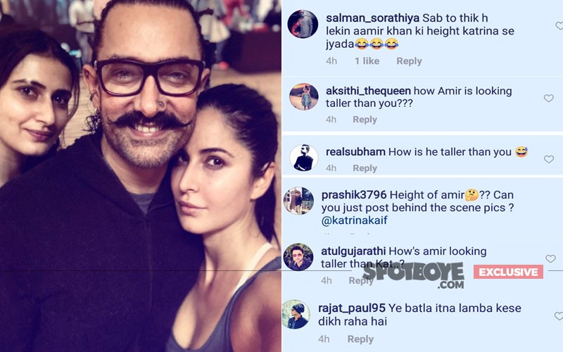 'How Can Aamir Khan Be Taller Than Katrina Kaif?' Trolls Question Thugs Of Hindostan Star, On The Selfie That Was Taken After A Dance Rehearsal