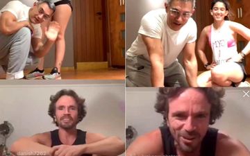 Aamir Khan Crashes Daughter Ira Khan’s Live Workout Session To Tell Her Trainer A Quick ‘Hi’- Watch Video