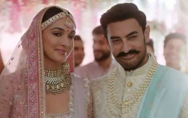 Aamir Khan-Kiara Advani BRUTALLY Trolled For 'Hurting Hindu Sentiments In Bank Ad; Netizen Asks 'Will You Dare To Tamper With Traditions Of Other Religions'