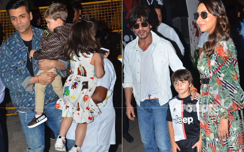 Aaradhya Bachchan Birthday Party: Karan Johar With Kids, Shah Rukh Khan And Gauri Khan With AbRam - Stars And Their Kids Arrive In Style