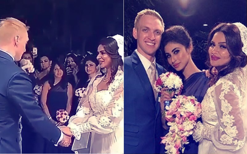 Brent Goble Sings A Song For Aashka Goradia; Mouni Roy Makes For A Perfect Bridesmaid