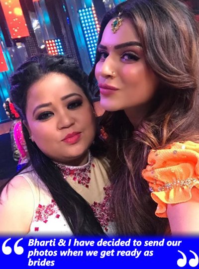 aashka goradia and bharti singh to be brides on same day