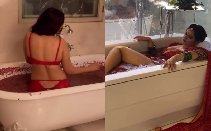 ‘Gandii Baat’ Actress Aabha Paul Crosses All Limits Of Boldness As She Poses In BATHTUB; Shows Off Her Seductive Moves In Lingerie -See HOT Video