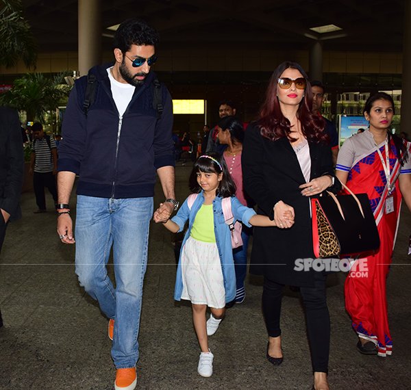 abhishek bacchan aishawarya rai and aaradhya