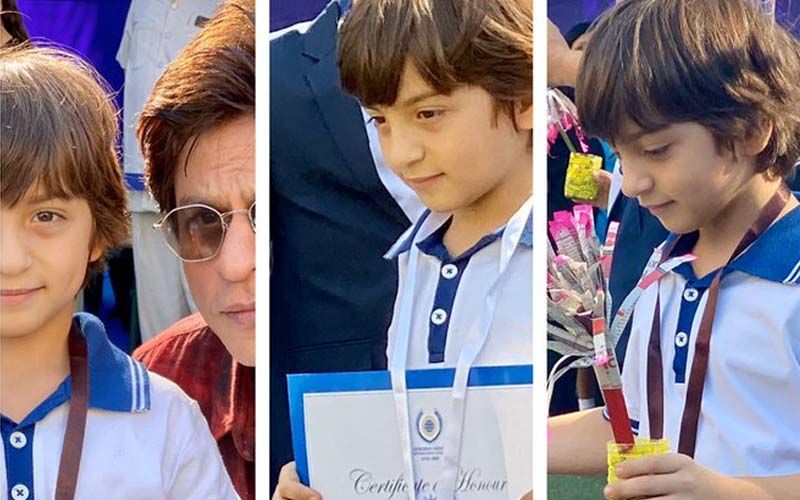 Shah Rukh Khan’s Son Abram Wins Gold, Silver And Bronze At School Race; Shares A Photo With His Champ