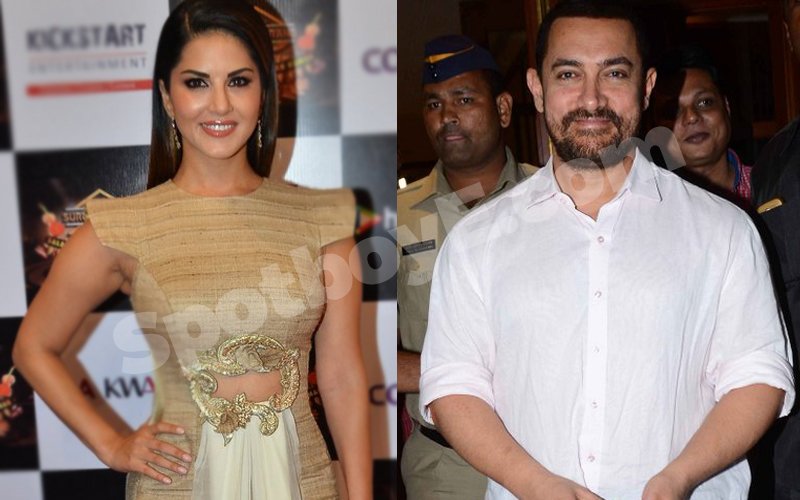 Aamir’s tutor helps Sunny Leone with her Hindi lessons