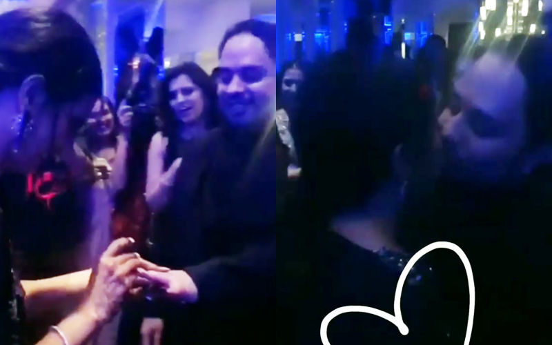 Additi Gupta Exchanges Ring With Kabir Chopra And Seals The Moment With A Kiss- Watch Video