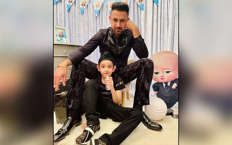 Gippy Grewal And Shinda's Father- Son Moments Are Goals