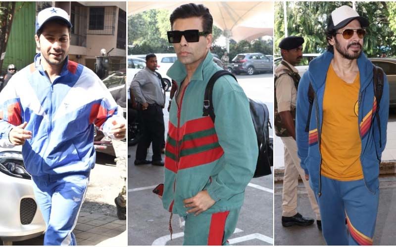 Varun Dhawan, Karan Johar And Dino Morea Give Tips On How To Rock Bright Tracksuits