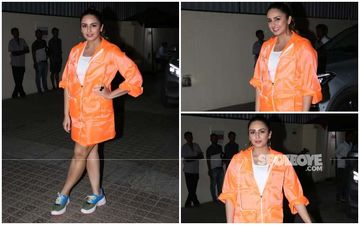 FASHION CULPRIT OF THE DAY: Huma Qureshi, Are You Serious About That Neon Jacket Dress?