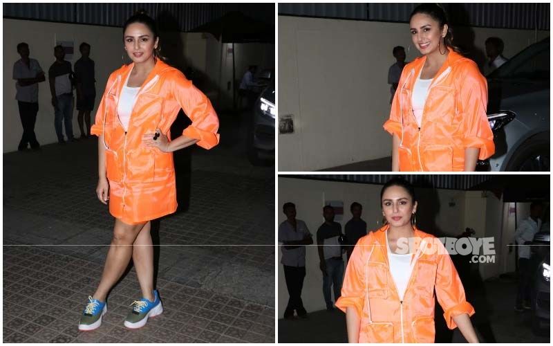 FASHION CULPRIT OF THE DAY: Huma Qureshi, Are You Serious About That Neon Jacket Dress?