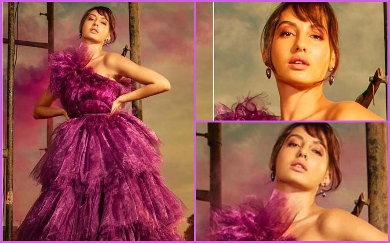 FASHION CULPRIT OF THE DAY: Nora Fatehi, That Purple Gown Is Total NO-SHOW!