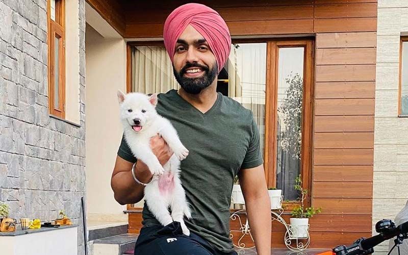 Ammy Virk Shares An Adorable Picture With His New Furry Friend Barfi Virk