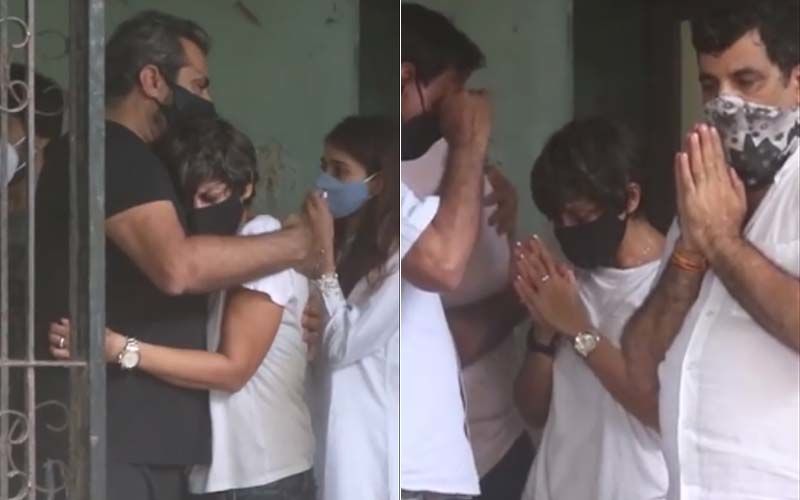 Mandira Bedi Breaks Down At Husband Raj Kaushal's Funeral- VIDEO