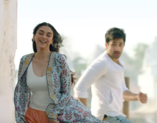 aditi rao hydari and sidhant gupta in bhoomi new song