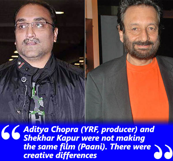 aditiya chopra with shekhar kapur