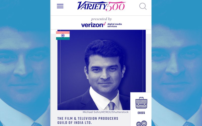 Variety500 Most Influential People List: Sidharth Roy Kapur Joins The League Of Salman Khan & Priyanka Chopra