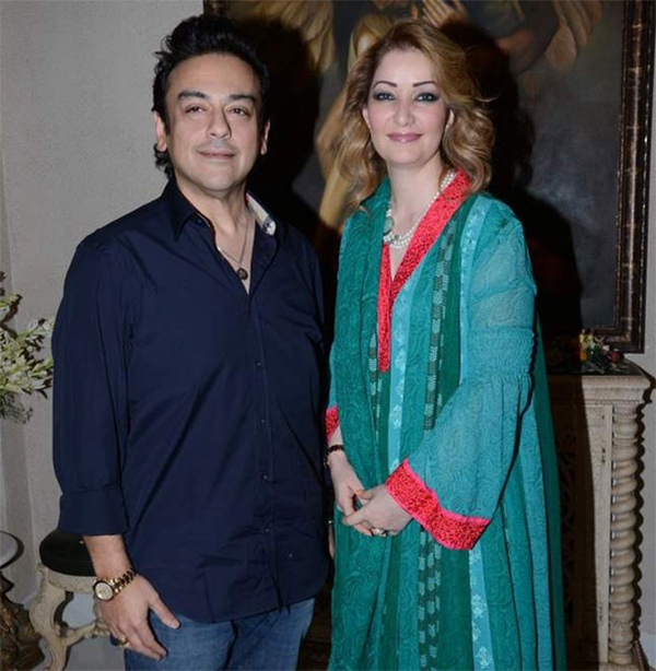 adnan sami and roya faryabi wedding