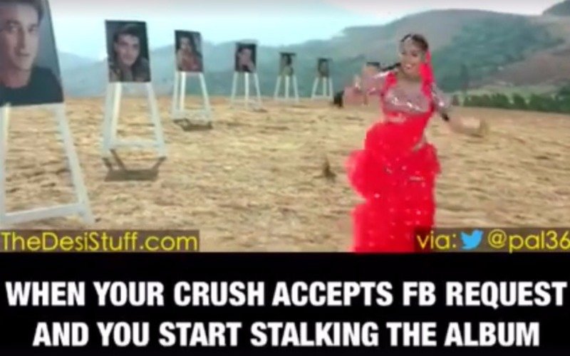 MEME: When your crush accepts fb request & you start stalking the album