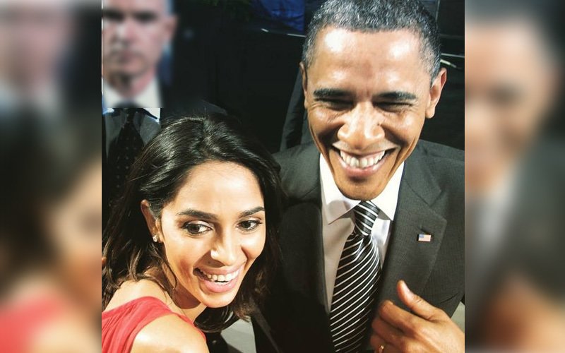 Mallika Sherawat shares a selfie with the US President Barack Obama
