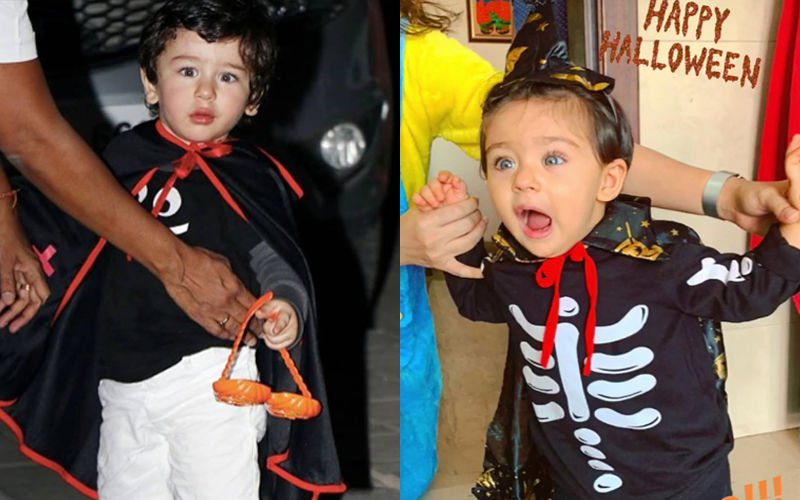 After Inaaya Dons A Ghost Look, Taimur Turns The Cutest Dracula - View Pic