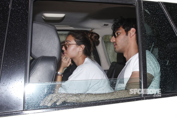 ahan shetty photographed with girlfriend tania shroff post a lunch date