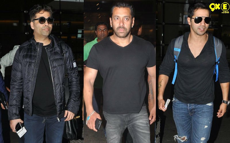 Salman, Karan, Varun Return From Aiba