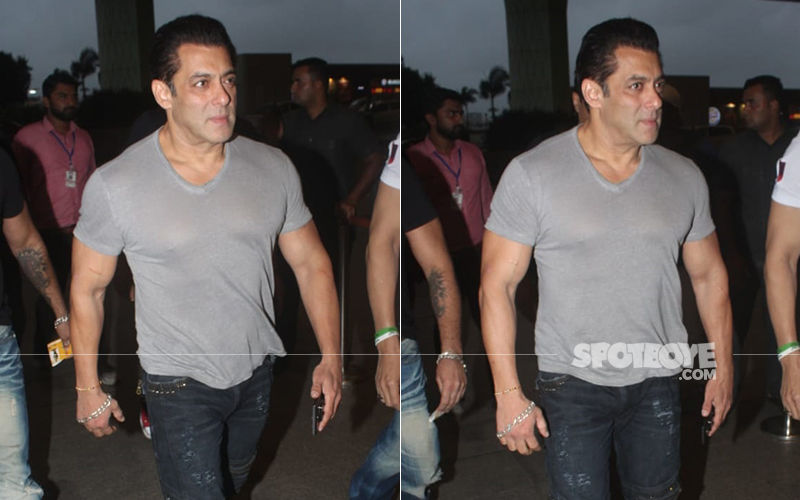 Airport Spotting: Salman Khan Keeps It Cool And Casual, Heads To Jaipur For Dabangg 3