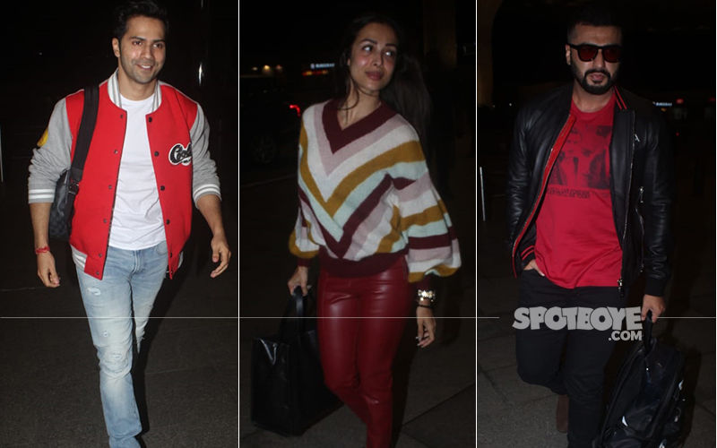 Varun Dhawan's Coolie No. 1 Jersey Is All Swag, Arjun Kapoor Whisks Off Malaika Arora To Somewhere Special, Again! - Airport Diaries