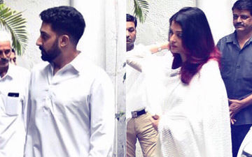 Aishwarya Rai & Abhishek Bachchan Pay Last Respects To Shweta Nanda’s Father-In-Law, Rajan Nanda: View Pics