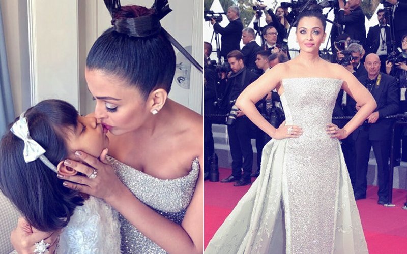 Cannes 2018: Aishwarya Rai’s Adorable Kiss To Aaradhya Before Walking The Red Carpet