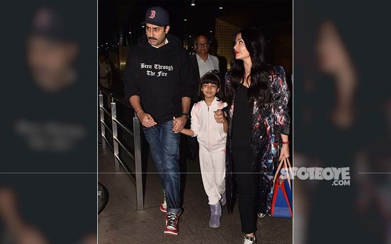 Aishwarya Rai Bachchan, Abhishek Bachchan And Aaradhya Are Back To The Bay After Celebrating The Actress’ 46th Birthday In Rome