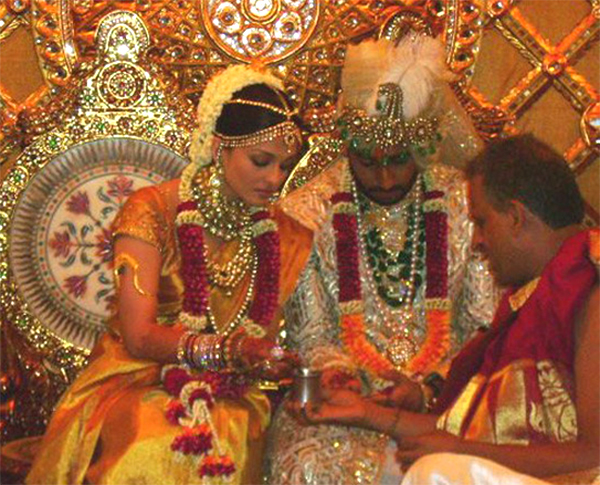 aishwarya rai bachchan and abhishek bachchan wedding