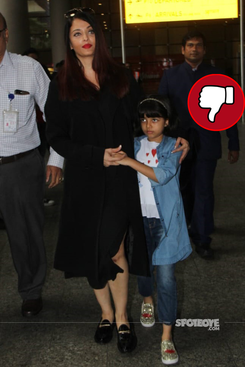 aishwarya rai bachchan at the airport