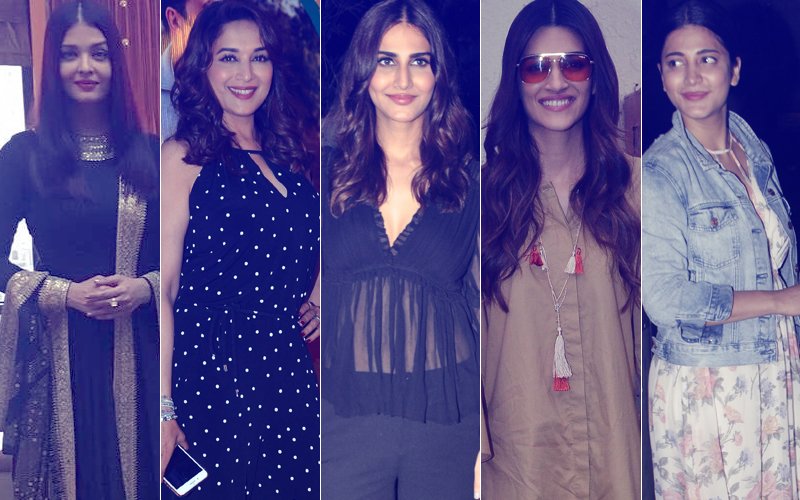 STUNNER OR BUMMER:  Aishwarya Rai Bachchan, Madhuri Dixit, Vaani Kapoor, Kriti Sanon Or Shruti Haasan?